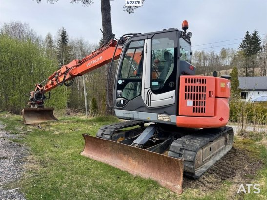 Hitachi ZX85US-3 Crawler Excavator with 3 buckets and grap ZX85US-3 Crawler Excavator with 3 buckets and grap 2012 2 Crawl...