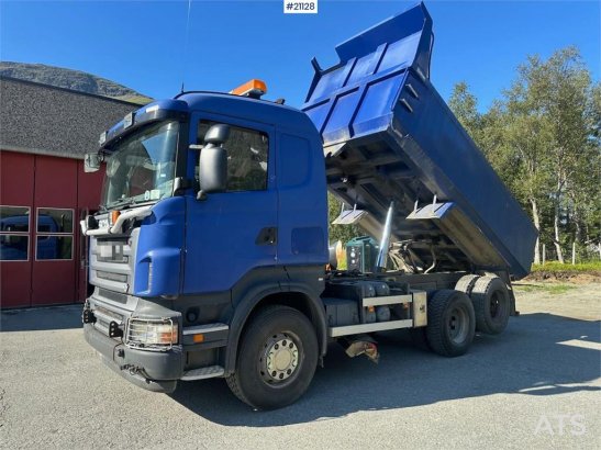 Scania R500 6x2 snow rigged tipper truck w/ plate and und R500 6x2 snow rigged tipper truck w/ plate and und 2006 2 Tipper...