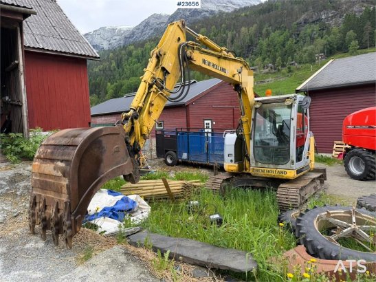 New Holland E70B SR-2 excavator with tooth bucket, gripper, na E70B SR-2 excavator with tooth bucket, gripper, na 2009 2 C...