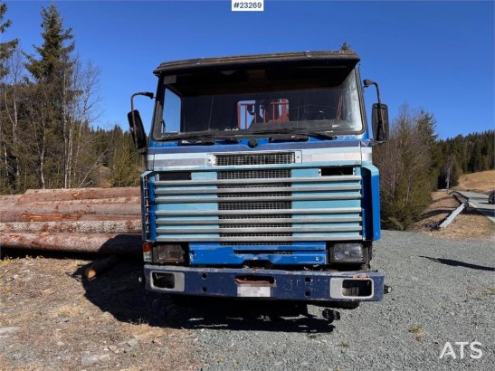 Scania R112 Truck with Crane and Saw R112 Truck with Crane and Saw 1985 2 Crane trucks image 32