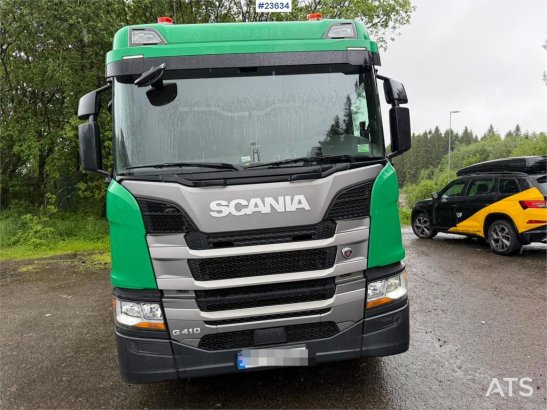 Scania G410 lift dumper with a rotator 3203 2019 2 image 17