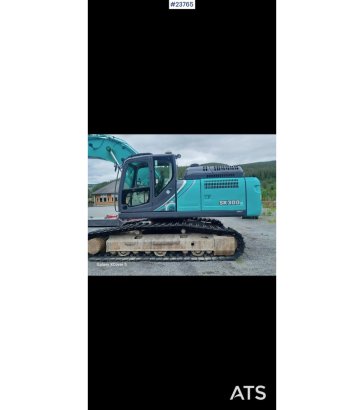 Kobelco SK300LC Excavator with Tiltrotator and 2 Buckets – SK300LC Excavator with Tiltrotator and 2 Buckets – 2018 2 Crawl...