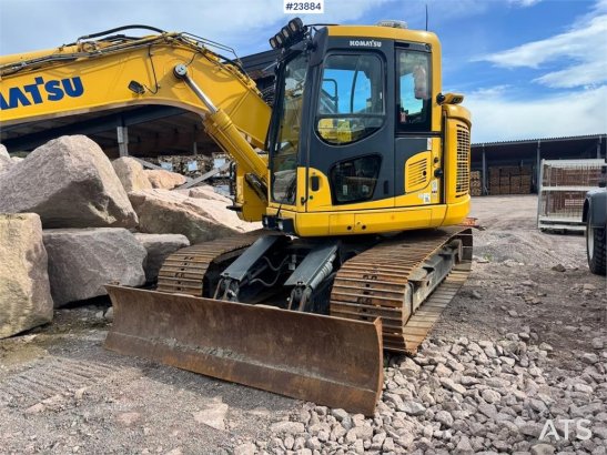 Komatsu PC138US-11 Excavator with Rototilt and Grading Buc PC138US-11 Excavator with Rototilt and Grading Buc 2018 2 Crawl...