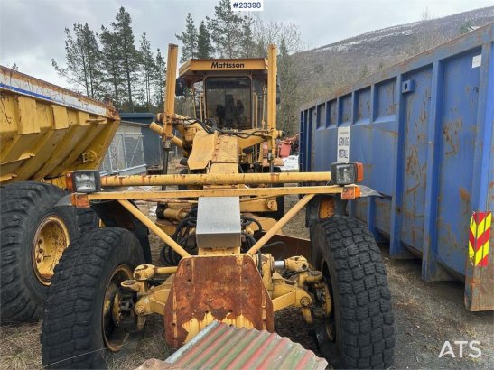 Mattsson MPAB 6x6 grader w/ blades and 2 extra for tires Mattsson MPAB 6x6 grader w/ blades and 2 extra for tires 1985 2 M...