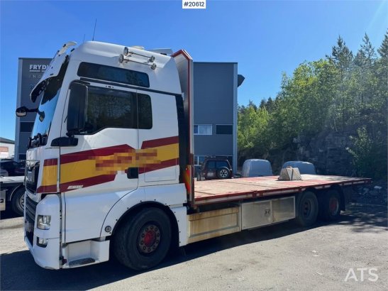 MAN TGX 580 Flatbed truck. TGX 580 Flatbed truck. 2019 2 image 2