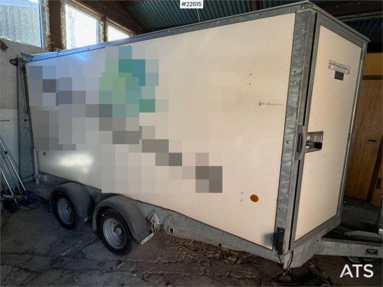 Ifor Williams cabinet trailer w/ Nilfisk High-pressure washer IFOR WILLIAMS cabinet trailer w/ Nilfisk High-pressure washe...