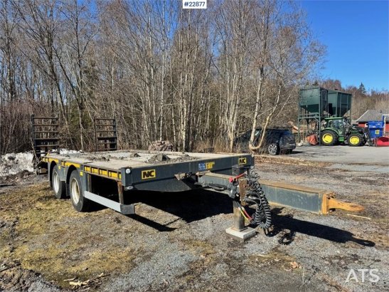 NC machinery trailer with manual loading ramps NC machinery trailer with manual loading ramps 2020 2 Lowloader trailers im...