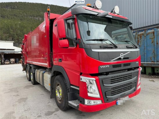 Volvo FM370 6x2 pusher with 2 chamber refuse truck with FM370 6x2 pusher with 2 chamber refuse truck with 2018 2 image 17