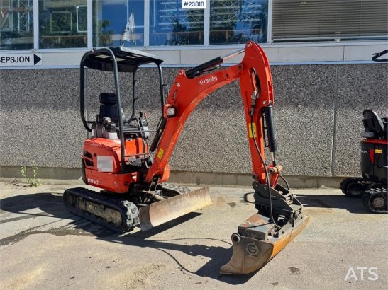 Kubota U17-3A Mini Excavator with 2 Buckets – 1,240 Hours U17-3A Mini Excavator with 2 Buckets – 1,240 Hours 2019 2 image 32