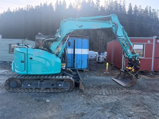 Kobelco SK75SR-7 excavator with rototilt, grab and 3 bucke SK75SR-7 excavator with rototilt, grab and 3 bucke 2023 2 Crawl...