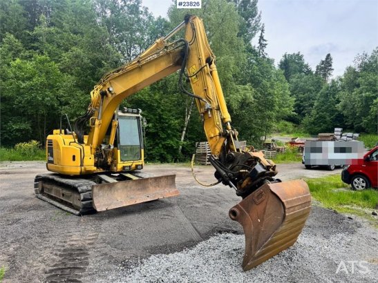 Komatsu PC138US Excavator w/ Rototilt and 3 buckets – Well PC138US Excavator w/ Rototilt and 3 buckets – Well 2011 2 Crawl...