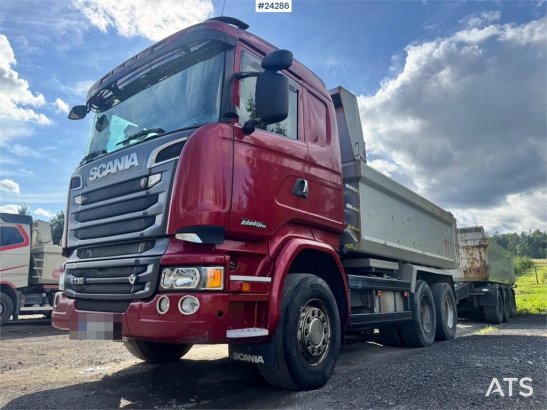 Scania R730 6x4 Tipper Truck w/ 2015 Nor Slep Triple-Axle R730 6x4 Tipper Truck w/ 2015 Nor Slep Triple-Axle 2016 2 Tipper...