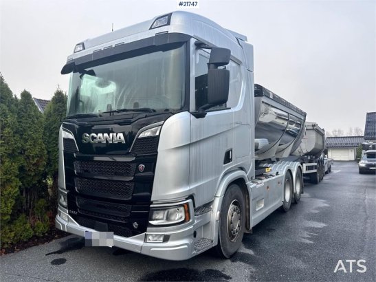 Scania R660 6x4 Asphalt Truck with Carnehl Asphalt Traile R660 6x4 Asphalt Truck with Carnehl Asphalt Traile 2022 2 Tipper...
