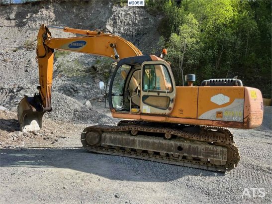 Samsung se210 LC3 Excavator w/ toothed bucket. WATCH THE V Samsung se210 LC3 Excavator w/ toothed bucket. WATCH THE V 1999...