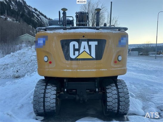 CAT M314F wheeled excavator w/ two buckets, Gigant tra M314F wheeled excavator w/ two buckets, Gigant tra 2020 2 Wheeled E...