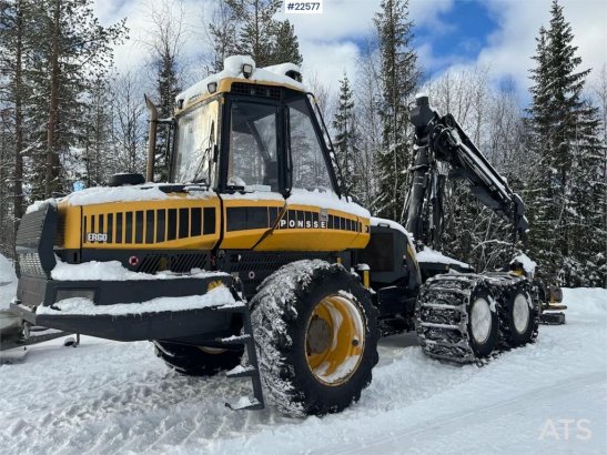 Ponsse Ergo Harvester with H7 Head and Ilsbo Brush Cutter Ponsse Ergo Harvester with H7 Head and Ilsbo Brush Cutter 2009 2...