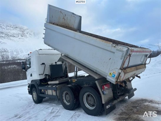 Scania R580 6x2 plow rigged tipper truck w/ plow plate. S R580 6x2 plow rigged tipper truck w/ plow plate. S 2016 2 Tipper...