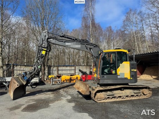 Volvo ECR145EL crawler excavator – Rototilt – 3 buckets ECR145EL crawler excavator – Rototilt – 3 buckets 2019 2 Crawler E...