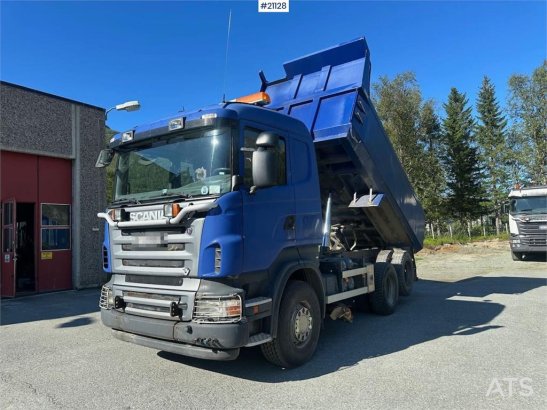 Scania R500 6x2 snow rigged tipper truck w/ plate and und R500 6x2 snow rigged tipper truck w/ plate and und 2006 2 Tipper...