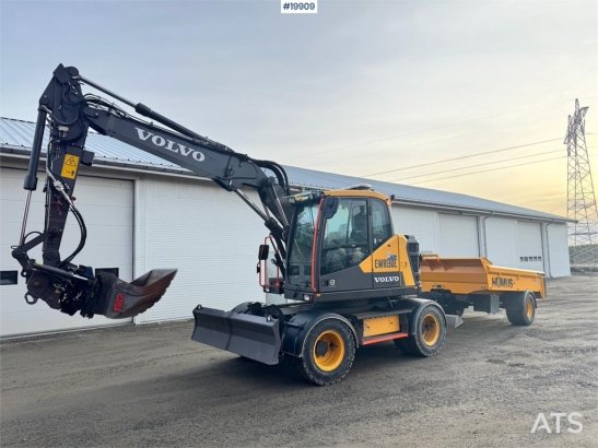 Volvo EWR130 Wheel Excavator w/ Rototilt and 2 buckets. EWR130 Wheel Excavator w/ Rototilt and 2 buckets. 2024 2 Crawler E...