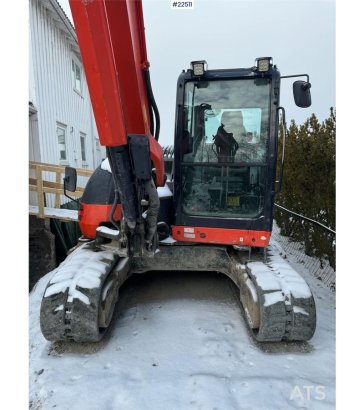 Kubota KX080-4a Crawler Excavator with Engcon tilt and gr KX080-4a Crawler Excavator with Engcon tilt and gr 2018 2 Crawle...