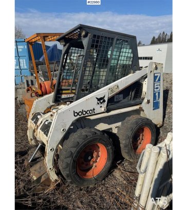 Bobcat 751 compact loader. Repair object. 751 compact loader. Repair object. 1997 2 image 3