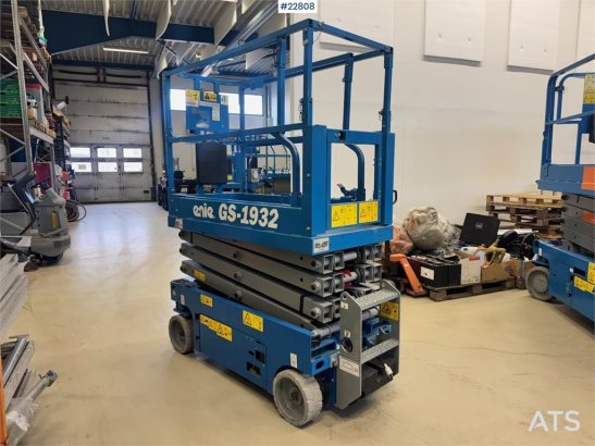 Genie GS-1932 Scissor Lift – Only 89 Hours! 4842 2019 2 Scissor Lifts image 17