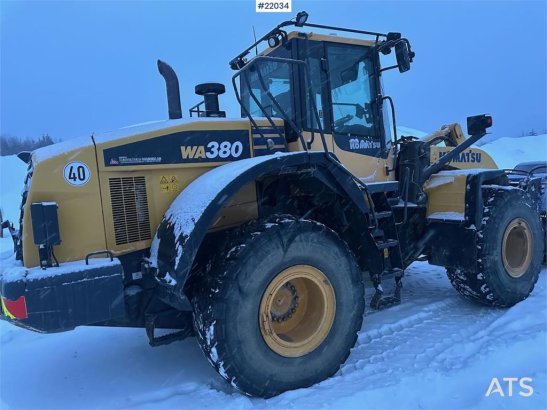 Komatsu WA380-7 wheel loader w/ bucket, scale, summer and 848 2016 2 Wheel Loaders image 33