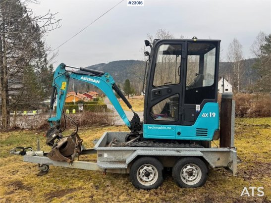 Airman AX19-6A mini excavator with 2 buckets and 2014 mac AX19-6A mini excavator with 2 buckets and 2014 mac 2018 2 image 33