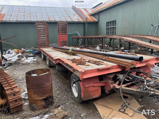 Goldhofer 3 axle machine trailer. Goldhofer 3 axle machine trailer. 1989 2 Lowloader trailers image 3
