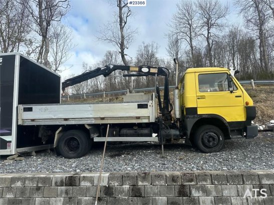 MAN 8.150 crane truck w/ 3-way tipper on the body. WAT 8.150 crane truck w/ 3-way tipper on the body. WAT 1989 2 Crane tru...