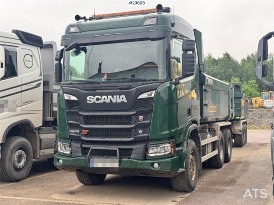Scania R650 6x4 Tipper Truck with Istrail Tri-Axle Traile R650 6x4 Tipper Truck with Istrail Tri-Axle Traile 2020 2 Tipper...