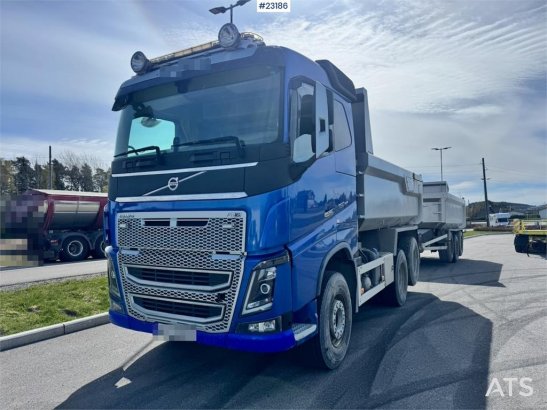 Volvo FH750 6x4 tipper truck with Maur tri-axle trailer 590 2018 2 Tipper trucks image 18