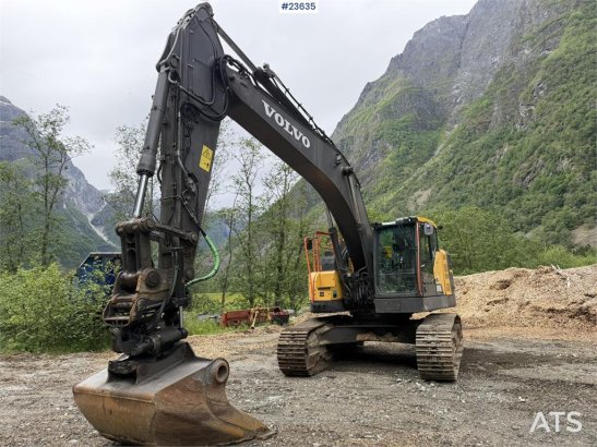 Volvo ECR355EL excavator with bucket, rototilt, and GPS ECR355EL excavator with bucket, rototilt, and GPS 2018 2 Crawler E...