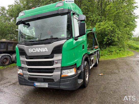 Scania G410 lift dumper with a rotator 3203 2019 2 image 18