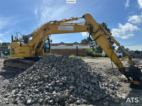 Komatsu PC228 LC-8 Excavator with tilt, grading bucket and PC228 LC-8 Excavator with tilt, grading bucket and 2013 2 Crawl...