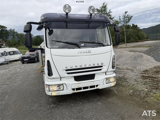 Iveco 75E18 crane truck with Hiab 055XS D3 crane for sal 75E18 crane truck with Hiab 055XS D3 crane for sal 2008 2 Crane t...
