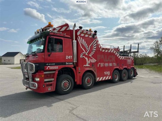 Mercedes-Benz Actros 4448 8x8 heavy hauler w/ SWS body and low m Mercedes-Benz Actros 4448 8x8 heavy hauler w/ SWS body an...