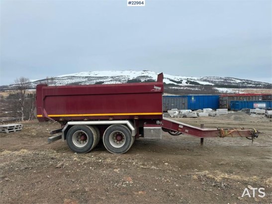 Elbo 2 axle dump trailer w/ remote control – just Elbo 2 axle dump trailer w/ remote control – just 2014 2 Dump trailers i...