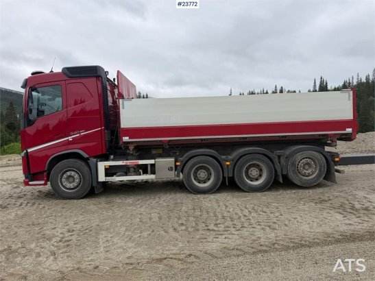 Volvo FH 540 8x4 tipper w/ Kilafors 2 axle trailer. Low 590 2015 2 Tipper trucks image 3