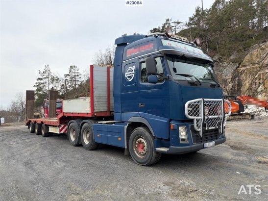 Volvo FH16 540 truck m/ 2006 Damm machine trailer 590 2008 2 Tractor Units image 3