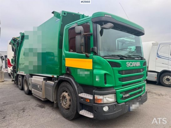 Scania P340 LPG 6x2 Refuse truck w/ Crane. 10182 2015 2 image 3