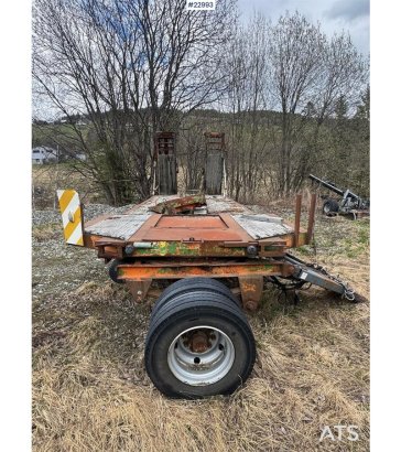 Goldhofer machine trailer. Repair object. Goldhofer machine trailer. Repair object. 1991 2 Lowloader trailers image 18