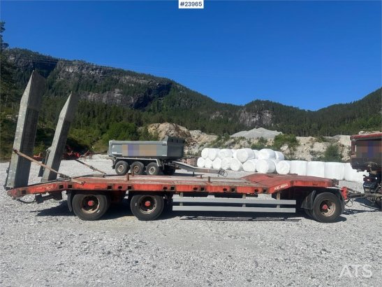 Kel-Berg Maskinslep with hydraulic ramps KEL-BERG Maskinslep with hydraulic ramps 2008 2 Lowloader trailers image 3