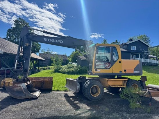 Volvo EW160B Wheeled Excavator with Rototilt and 2 Bucke EW160B Wheeled Excavator with Rototilt and 2 Bucke 2004 2 Wheeled...