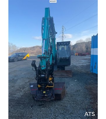 Kobelco SK75SR-7 excavator with rototilt, grab and 3 bucke SK75SR-7 excavator with rototilt, grab and 3 bucke 2023 2 Crawl...