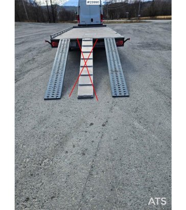 NIEWIADOW ATLAS trailer w/ drive bridges, stakes and coil st NIEWIADOW trailer w/ drive bridges, stakes and coil st 2017 2...