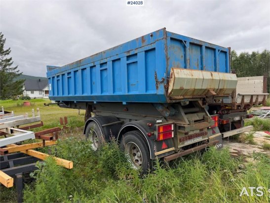Forss P23 tipper semi-trailer w/ extendable axle a Forss P23 tipper semi-trailer w/ extendable axle a 1987 2 image 3