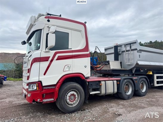 Scania R650 6x4 Tractor Unit with Maur Tipping Semi-Trail R650 6x4 Tractor Unit with Maur Tipping Semi-Trail 2018 2 Tracto...