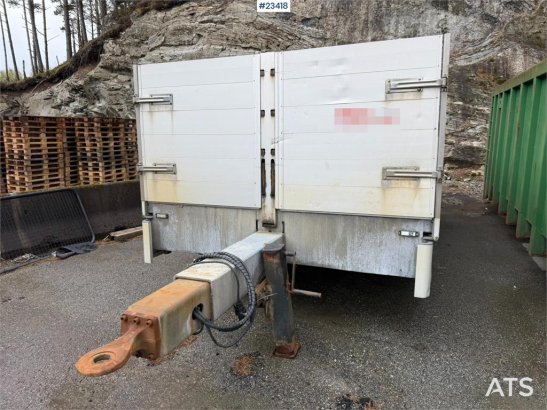 HFR 2 akslet galvanized flat trailer with folding side HFR 2 akslet galvanized flat trailer with folding side 2013 2 Flatb...